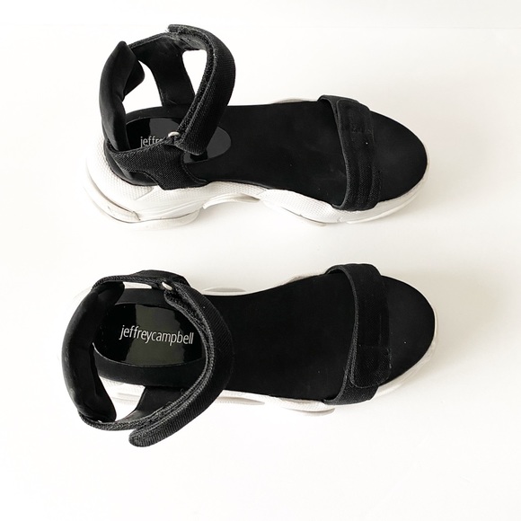 Jeffrey Campbell Sporty Platform Sandals Size 8 - Picture 4 of 9